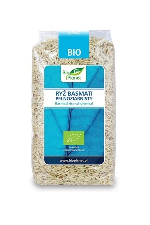 Bio Planet − Ryż basmati pełnoziarnisty − 500 g