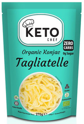 Keto Chef Makaron Konjac Typu Noodle Tagliatelle Bezglutenowy Bio 270g