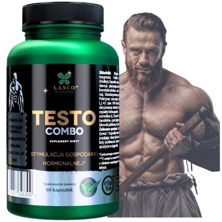 Lanco Nutritions TESTO COMBO wsparcie libido 60 kaps.