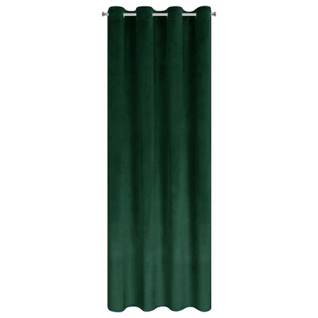 ZASŁONA GOTOWA ARIADNA 140 X 250 CM CIEMNOZIELONY
