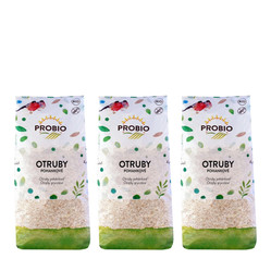 Zestaw: 3x PROBIO OTRĘBY GRYCZANE BEZGLUTENOWE BIO 500 g