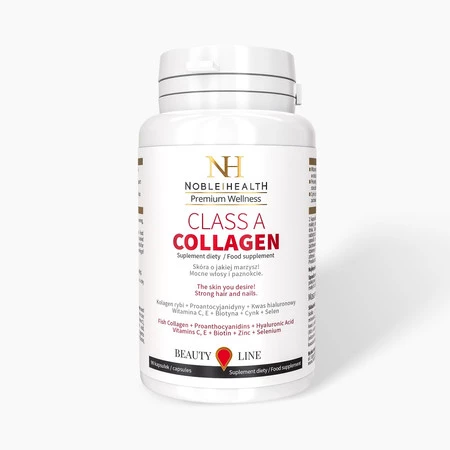 Noble Health Class A Collagen kolagen w tabletkach 90 kaps.