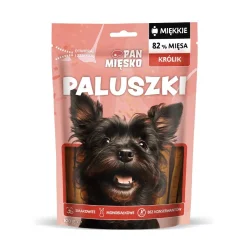 Pan Mięsko Paluszki Królik -  Przysmak dla psa - 100g
