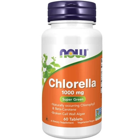 Chlorella 1000 mg - rozłupane ściany komórek (60 tabl.)