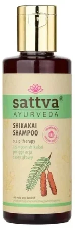 Sattva - Naturalny szampon Shikakai – przeciwłupieżowy i seboregulujący 210 ml