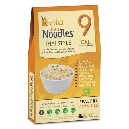 Better Than Foods Makaron Konjac Thai Style Bezglutenowy Bio 385g