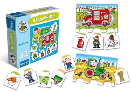 Puzzle Puzlotto samochody -