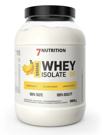 7Nutrition Whey Isolate 90 odżywka białkowa WPI 1 kg smak banan