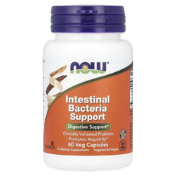NOW FOODS Intestinal Bacteria Support na wsparcie mikroflory jelitowej 60 kaps.