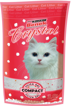 Super BENEK Crystal Compact Żwirek silikonowy 3,8l