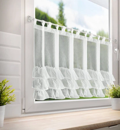 FIRANA GOTOWA LILIAN 2 NA SZELKACH 150 X 70 CM BIAŁY