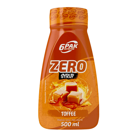 6PAK SYRUP ZERO 500ml TOFFEE