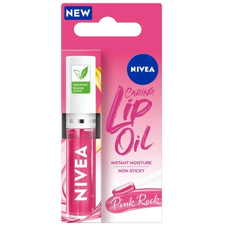 Caring Lip Oil pielęgnujący olejek do ust Pink Rock 5.5ml