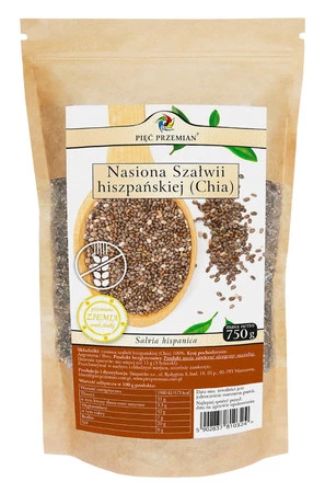 Pięć Przemian Chia - nasiona szałwii hiszpańskiej 750 g