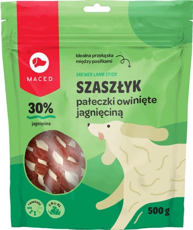 MACED Szaszłyk Pałeczki owinięte Jagnięciną 500g
