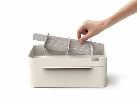 JJ - Organizer na kosmetyki z szufladką i lustrem