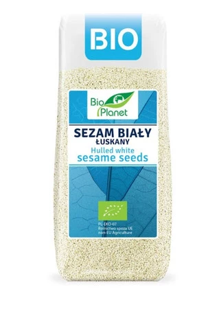SEZAM BIAŁY ŁUSKANY BIO 200 g - BIO PLANET