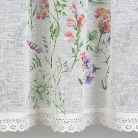 FIRANA GOTOWA SYLWIA NA TAŚMIE 150 X 60 CM BIAŁY