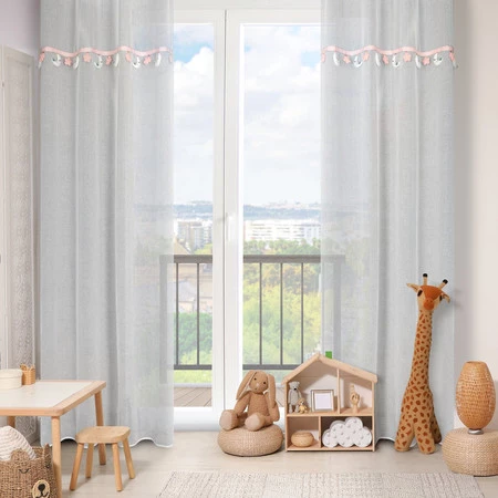 FIRANA GOTOWA MOON 1 140 X 250 CM BIAŁY