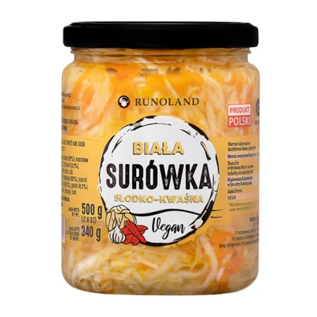 Runoland Biała surówka słodko-kwaśna bezglutenowa bez laktozy 500 g