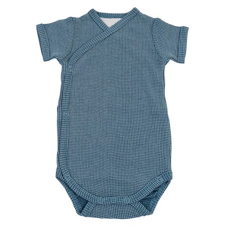 Lodger Body kopertowe niemowlęce krótki rękaw bawełniane niebieskie Ciumbelle Dragonfly r. 80