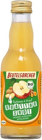 SHOT NA ODPORNOŚĆ JABŁKO - IMBIR - KURKUMA - ACEROLA BIO 200 ml - BEUTELSBACHER