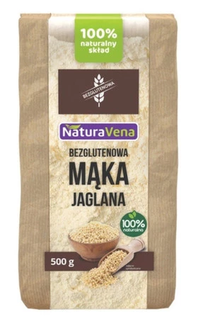MĄKA JAGLANA BEZGLUTENOWA 500 g - NATURAVENA
