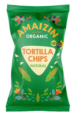 CHIPSY KUKURYDZIANE SOLONE BIO 250 g - AMAIZIN
