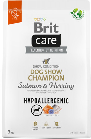 BRIT Care Dog Hypoallergenic Show CHAMPION Ryby 3kg