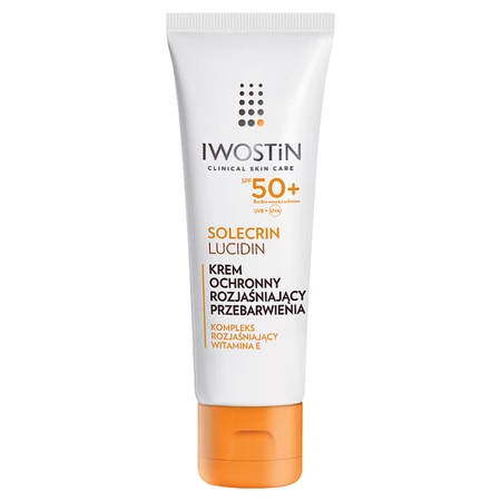 Iwostin Solecrin Lucidin Krem ochronny rozjaśniający przebarwienia SPF 50+ 50 ml