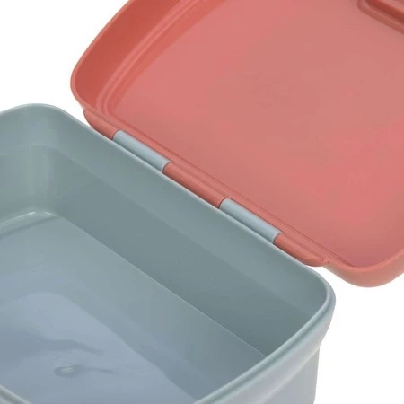 Lassig Zestaw śniadaniowy na lunch Lunchbox + Tritanowa butelka - bidon 460 ml About Friends Lis