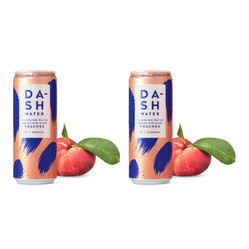Zestaw: 2x DASH WATER - gazowana BRZOSKWINIA 330ml