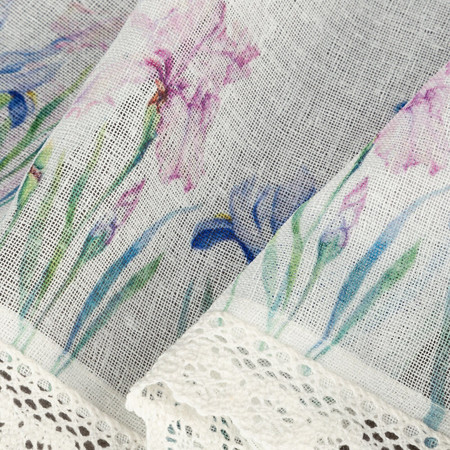 Firana gotowa Dolorez na Taśmie 150 x 30 cm, Biały