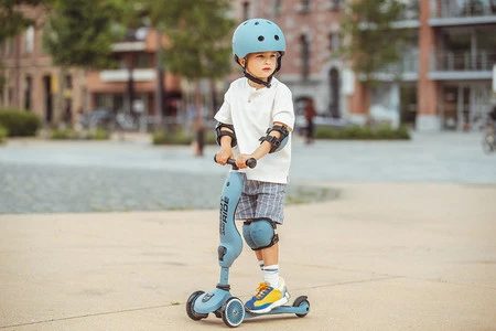 SCOOTANDRIDE Zestaw ochraniaczy dla dzieci XXS Steel