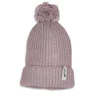 Lodger Czapeczka z wełny merino 100% różowa Rose 1-2 lata