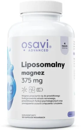 Osavi Liposomalny Magnez, 375 mg - 120 vegan caps