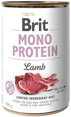 BRIT Mono Protein Lamb JAGNIĘCINA 400g