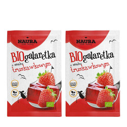 Zestaw: 2x Galaretka o smaku truskawkowym BIO 38 g