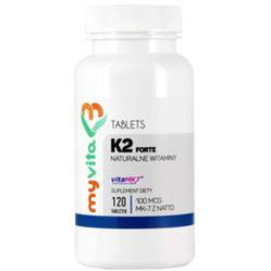 Myvita Witamina K2 Mk7 100 Mcg Z Natto 120 T