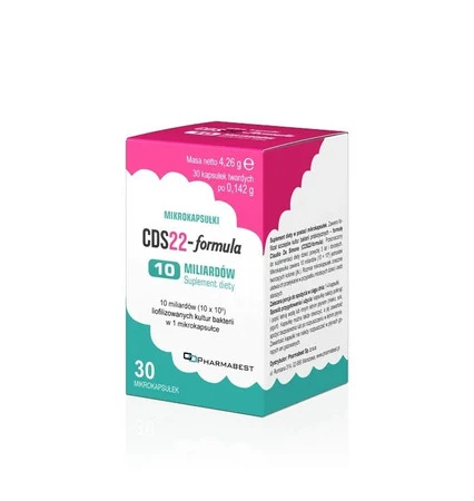 Pharmabest CDS22-formula Mikrokapsułki 10 mld 30 kaps.