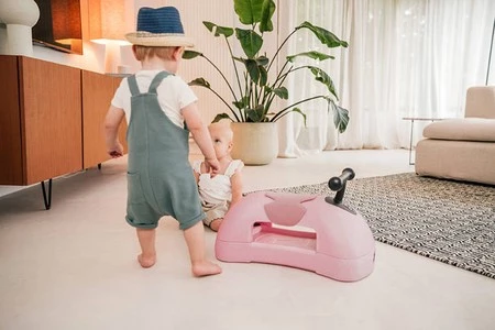 SCOOTANDRIDE My First Ewolucyjny jeździk pchacz 3w1 6 m+ Steel