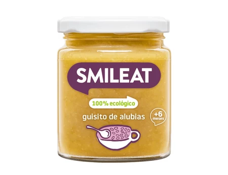 Smileat, BIO Słoiczek z ekologicznym gulaszem z fasoli, 230g