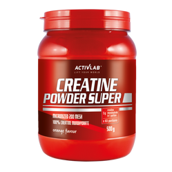 ACTIVLAB CREATINE POWDER SUPER Kreatyna 500g smak lemon