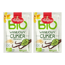 Zestaw: 2x Amylon − Cukier waniliowy BIO − 8 g