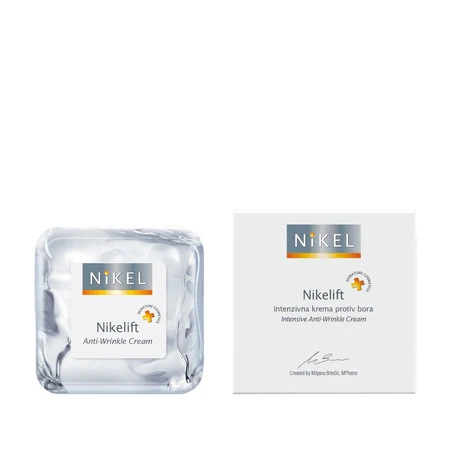 NIKEL, NIKELIFT, Przeciwzmarszczkowy krem z pomarańczą, kwiatem immortelle, olejkiem sezamowym i wit. E, 50 ml