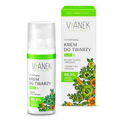 Vianek, Normalizujący krem do twarzy na noc,  50 ml