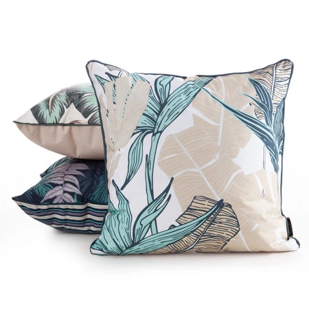 POSZEWKA GARDEN 45 X 45 CM TURKUSOWY