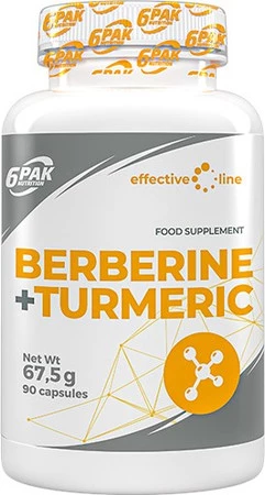 6PAK EL BERBERINE + TURMERIC 90 kaps.