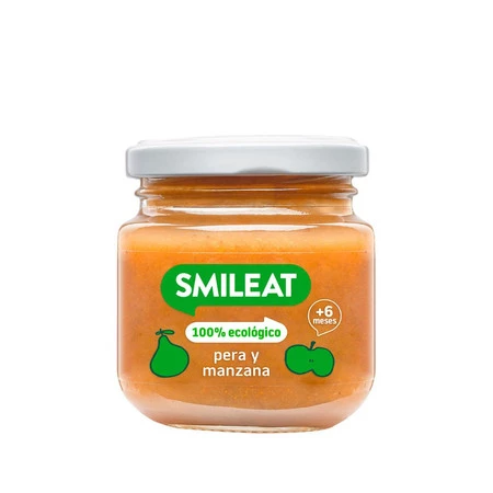 Smileat, BIO Deser z ekologicznymi gruszkami i jabłkami, 130g
