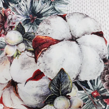 Komplet pościeli z satyny bawełnianej z panelowym nadrukiem szerokość: 160 cm, długość: 200 cm, kolor: biały